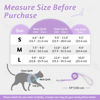 Picture of rabbitgoo Cat Harness and Leash Set for Walking Escape Proof, Adjustable Soft Kittens Vest with Reflective Strip for Cats, Comfortable Outdoor Vest, Light Purple, L