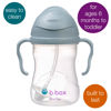 Picture of b.box Sippy Cup with Weighted Straw. Drink from any Angle, Leak Proof, Spill Proof, Easy Grip. BPA Free, Dishwasher Safe. For Babies 6m+ to Toddlers (Ocean, 8oz)