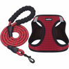 Picture of matilor Dog Harness Step-in Breathable Puppy Cat Dog Vest Harnesses for Small Medium Dogs Red
