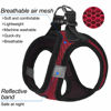Picture of matilor Dog Harness Step-in Breathable Puppy Cat Dog Vest Harnesses for Small Medium Dogs Red