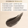 Picture of LAVONE Eyebrow Stamp Pencil Kit for Eyebrows, Makeup Brow Stamp Trio Kit with Waterproof Eyebrow Pencil, Eyeliner, Eyebrow Pomade, and Dual-ended Eyebrow Brush - Medium Brown