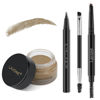 Picture of LAVONE Eyebrow Stamp Pencil Kit for Eyebrows Makeup, with Waterproof Eyebrow Pencil, Eyeliner, Eyebrow Pomade, and Dual-ended Eyebrow Brush - Dark Blonde