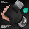 Picture of RDX Training Boxing Inner Gloves Hand Wraps MMA Fist Protector Bandages Mitts, Medium, Black