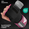 Picture of RDX Gel Boxing Hand Wraps Inner Gloves Men Women, Quick 75cm Long Wrist Straps, Elasticated Padded Fist Under Mitts Protection, Muay Thai MMA Kickboxing Martial Arts Punching Training Bandages