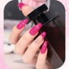Picture of GAOY Pink Glitter Gel Nail Polish Set, 6 Colors Nude Neon Sparkle Soak Off Gel Polish Kit for Salon and Nail Art DIY at Home