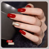 Picture of GAOY Burgundy Red Gel Nail Polish Set of 6 Colors Including Black Glitter Red Gel Polish Kit U V LED Soak Off Nail Polish Home DIY Manicure Nail Salon Varnish