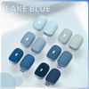 Picture of GAOY Blue Navy Gel Nail Polish Set, 6 Colors Nude Gray Baby Blue Soak Off Gel Polish Kit for Salon and Nail Art DIY at Home