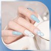 Picture of GAOY Blue Navy Gel Nail Polish Set, 6 Colors Nude Gray Baby Blue Soak Off Gel Polish Kit for Salon and Nail Art DIY at Home