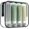 Picture of Mrsdry Travel Bottles for Toiletries, Tsa Approved 3oz Travel Size Containers BPA Free Leak Proof Refillable Liquid Silicone Squeezable Travel Accessories for Shampoo Conditioner Lotion (4 Pack)…