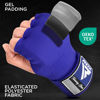 Picture of RDX Training Boxing Inner Gloves Hand Wraps MMA Fist Protector Bandages Mitts,Blue,Medium