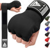 Picture of RDX Gel Boxing Hand Wraps Inner Gloves Men Women, Quick 75cm Long Wrist Straps, Elasticated Padded Fist Under Mitts Protection, Muay Thai MMA kickboxing Martial Arts Punching Training Bandages
