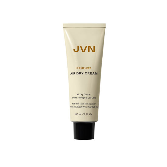 Picture of JVN Styling Cream, Air Dry, 2 Fluid Ounces, Frizzy Hair, Heat Protection, Sulfate and Silicone Free, Grapefruit Scent, Light Hold for All Hair Types, Textures