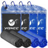 Picture of YQXCC 4 Pack Cooling Towel (47"x12") Ice Towel for Neck, Microfiber Cool Towel, Soft Breathable Chilly Towel for Yoga, Sports, Golf, Gym, Camping, Running, Fitness, Workout & More Activities