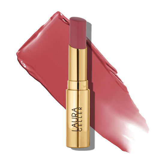 Picture of LAURA GELLER NEW YORK Jelly Balm Moisturizing Tinted Lip Balm - Figger Than Life - Hydrating Vitamin E - Semi-Shine Finish