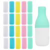 Picture of FOROUME 20 Pack Travel Essentials Silicone Bottle Covers, Cruise Ship Essentials, Travel Accessories Luggage for Women Men, Elastic Sleeves for Leak Proofing, Fit Most Travel Size Bottles Toiletries