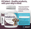 Picture of K9 Select Melatonin for Dogs, 1 mg - 180 Beef Flavored Chewable Tablets - Dog Melatonin for Smaller Breeds - Gentle Well-Being Enhancer - Healthy, Tasty Dog Treats That Promote Overall Health