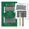 Picture of Lash Clusters 144pcs Individual Lashes D Curl 8-18mm Eyelash Clusters KEYYOU Air Touch Cluster Lashes Super Lightweight Soft Wispy Comfortable Easy DIY at Home(Air04-D-8-18mix)