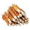 Picture of MON2SUN Dog Treats, 5 Inch Rawhide Twist Chicken Hide Sticks, Suitable for Puppy and Small Dogs, 5 Inch (Chicken, Pack of 25)