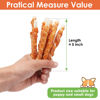Picture of MON2SUN Dog Treats, 5 Inch Rawhide Twist Chicken Hide Sticks, Suitable for Puppy and Small Dogs, 5 Inch (Chicken, Pack of 25)