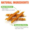 Picture of MON2SUN Dog Treats, 5 Inch Rawhide Twist Chicken Hide Sticks, Suitable for Puppy and Small Dogs, 5 Inch (Chicken, Pack of 25)