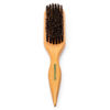 Picture of GranNaturals Boar Bristle Slick Back Hair Brush for Sleek Ponytail Bun & Smoothing Baby Hairs, Flyaways, Edge Control - Backcombing & Teasing Hairbrush with Wide Rat Tail for Sectioning & Parting