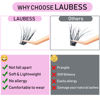 Picture of Lash Extension Kit 20D+40D Lash Clusters Kit Eyelash Extension Kit Lash Bond and Seal Waterproof Individual Lashes Kit Lash Tweezers DIY Lash Extension Kit (Set 20D+40D-0.07C-9-16Mix)