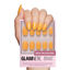 Picture of Glamnetic Press On Nails - Sunset Orange | Opaque Trendy Orange Short Round Fake Nails, Reusable | 12 Sizes - 30 Nail Kit