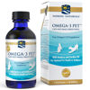 Picture of Nordic Naturals Omega-3 Pet, Unflavored - 2 oz - 304 mg Omega-3 Per One mL - Fish Oil for Small Dogs & Cats with EPA & DHA - Promotes Heart, Skin, Coat, Joint, & Immune Health