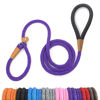 Picture of lynxking 5 FT Dog Leash Slip Lead 2 Pack Strong Heavy Duty Braided Dog Training Leash No Pull Training Lead Leashes for Medium Large and Small Dogs