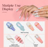 Picture of MIZHSE Solid Builder Gel, Nail Sculpture Gel Non-Sticky 4 Colors Nude Clear White Pink Hard Builder Gel Nails UV LED Nail Extension Gel For Nail Salon Home Manicure