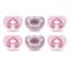 Picture of NUK Comfy Pacifiers, 0-6 Months, 6 Count (Pack of 1)