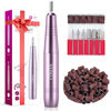 Picture of COSLUS Electric Nail Drill File Professional: for Acrylic Gel Dip Powder Nails Portable Nail Drill Machine Kit Manicure Pedicure Tools Polishing Set with Nail Drill Bits Sanding Bands
