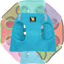 Picture of EcoBark Rapid Fastener Super Comfort Fully Adjustable Double Padded Step in Dog Harness (Medium, Sky Blue)