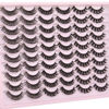 Picture of Eyelashes Russian Strip Lashes Fluffy 3D Wispy D Curl False Lashes Natural Look Short Eye Lashes Pack Like Eyelash Extension 30 Pairs by ALICE