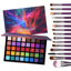 Picture of UCANBE Spotlight Eyeshadow Palette + 15 PCS Eye Brushes Makeup Set, Professional 40 Color Matte Shimmer Glitter Eye Shadow Pallet Highly Pigmented Waterproof Long Lasting Make up Pallete