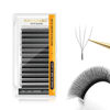 Picture of NAGARAKU 4D W Shape Eyelash Extension Supplies Natural Soft Volume 0.07mm C curl 8-15mm Mix Premade Fans Faux Mink Matte Black Cluster Easy Fanning False Lashes