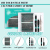 Picture of Lash Extension Kit 320Pcs,DIY Individual Lashes Clusters Kit,Lash Bond And Seal,Lash Remover For Eyelashes Extensions,Lash Applicator Tool For False Eyelash Cluster Kit At Home(3040D,D-Mix9-16mm Kit)