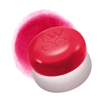 Picture of fwee Lip&Cheek Blurry Pudding Pot | Reddish Moment - Mule | Makeup Blush, Buildable Lightweight, Multi-Use Soft Matte Finish | 5g