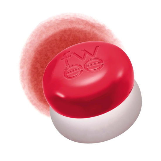 Picture of fwee Lip&Cheek Blurry Pudding Pot | Reddish Moment - Ambitious | Makeup Blush, Buildable Lightweight, Multi-Use Soft Matte Finish | 5g