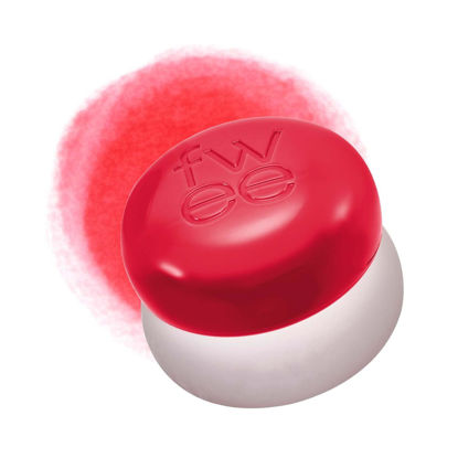 Picture of fwee Lip&Cheek Blurry Pudding Pot | Reddish Moment - D-Day | Makeup Blush, Buildable Lightweight, Multi-Use Soft Matte Finish | 5g