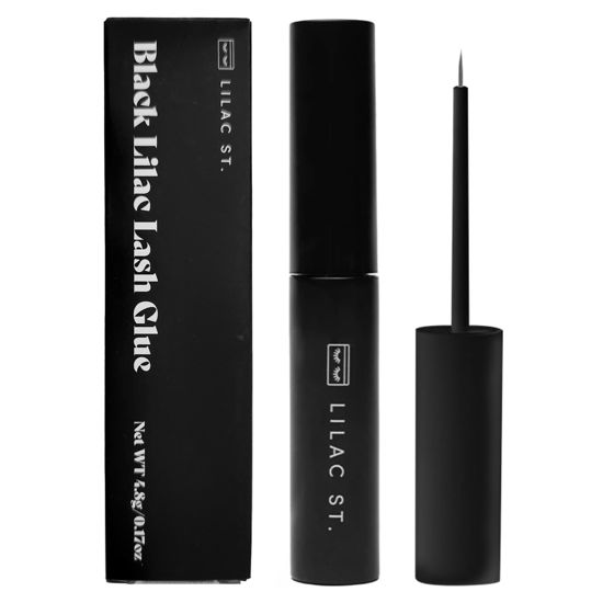 Picture of Lilac St - Lilac Lash Glue (Black) - Beginner Lash Cluster Glue - Precise Brush Tip Applicator - Strong Hold & Easy Removal - Waterproof - Sensitive Eyes Safe - Cruelty Free, Vegan, Women Founded