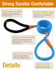 Picture of lynxking 8 FT Dog Leash Slip Lead 2 Pack Strong Heavy Duty Braided Dog Training Leash No Pull Training Lead Leashes for Medium Large and Small Dogs