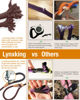 Picture of lynxking 8 FT Dog Leash Slip Lead 2 Pack Strong Heavy Duty Braided Dog Training Leash No Pull Training Lead Leashes for Medium Large and Small Dogs