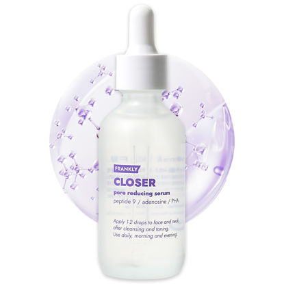 Picture of Frankly Closer Serum - Pore Minimizing, Anti-Aging, Elasticity, Hydration, Plump & Dewy Skin |9 Peptides, Vegan Collagen, PHA |Non-comedogenic & Derm Tested Korean Skincare |All skin types |2.03 fl.oz