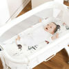 Picture of Stretchy Ultra Soft Fitted Bassinet Sheet Set 3 Pack, Universal Fit for Bassinets Baby Cradle Moses Basket Oval Rectangle Mattress Safe and Snug, Cute Jungle Squirrels and Animals