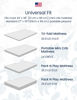 Picture of TotAha Premium Soft Space Pack n Play Sheets, Super Stretchy Jersey Knit Mini Crib Sheets Fitted, Silky Comfort Graco Pack and Play Mattress Sheets, 2 Pack
