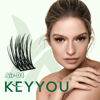Picture of Lash Clusters 144pcs Individual Lashes D Curl 10mm Eyelash Clusters KEYYOU Air Touch Cluster Lashes Super Lightweight Soft Wispy Comfortable Easy DIY at Home(Air04-D-10mm)