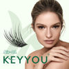 Picture of Lash Clusters 144pcs Individual Lashes D Curl 12mm Eyelash Clusters KEYYOU Air Touch Cluster Lashes Super Lightweight Soft Wispy Comfortable Easy DIY at Home(Air01-D-12mm)