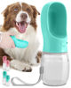 Picture of MalsiPree Dog Water Bottle Portable - Leak Proof and Lightweight Water Bottle for Dogs - Dog Travel Water Bottle with Bowl - Dog Walking Accessories (12OZ, Blue)