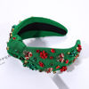 Picture of MOLOCH Christmas Headband for Women Christmas Tree Bow Snowflake Knotted Headband Jeweled Crystal Xmas Headband Christmas Decorations Gifts